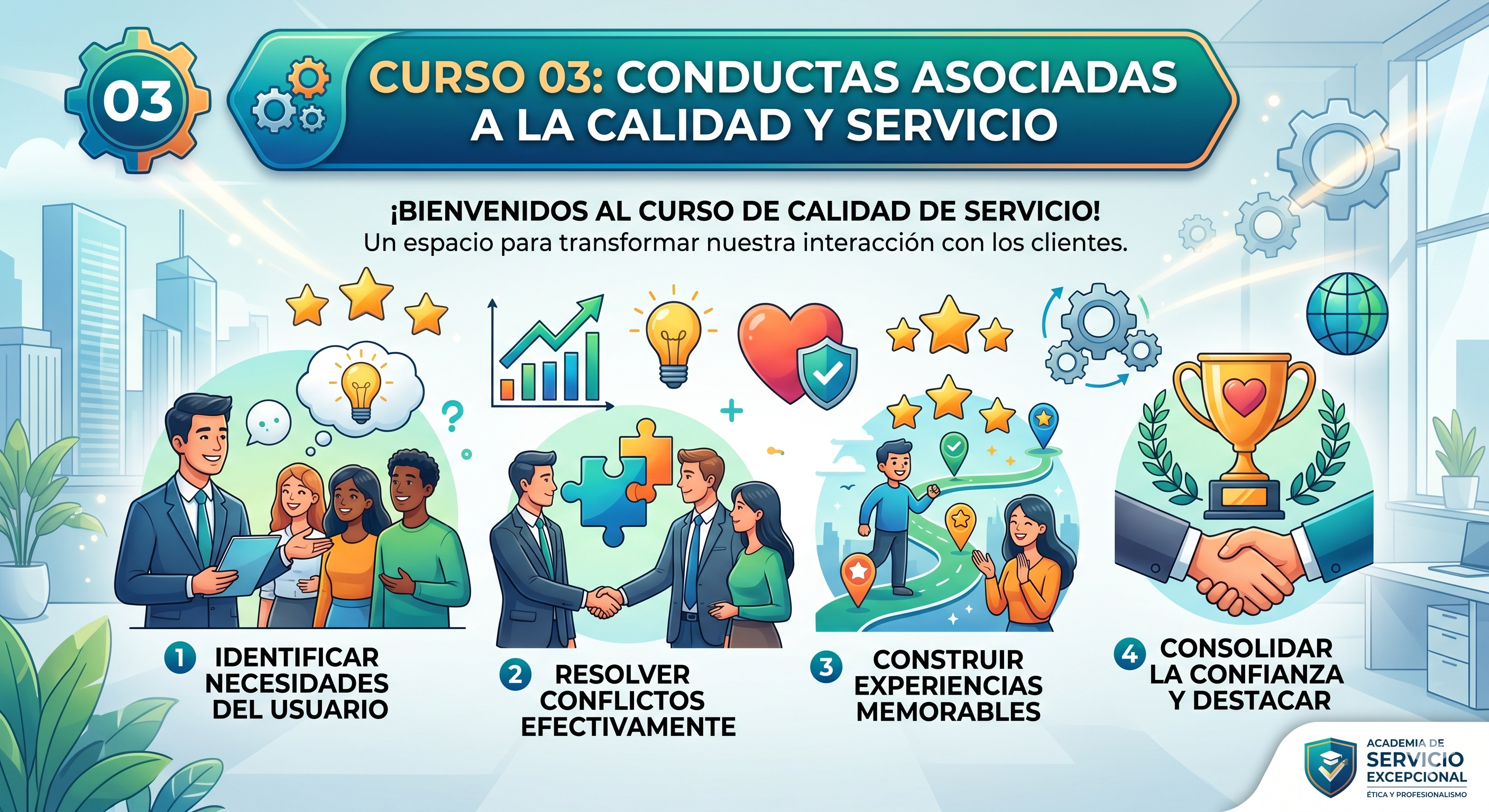 Curso 03: Conductas asociadas a la calidad y Servicio